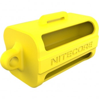 Бокс желтый NITECORE NBM41, магазин для хранения аккумуляторов 4*21700/18650