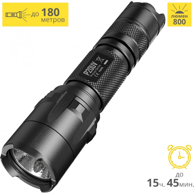 Фонарь NITECORE P20UV CREE XM-L2 T6 11869 Фонарь NITECORE P20UV CREE XM-L2 T6 11869