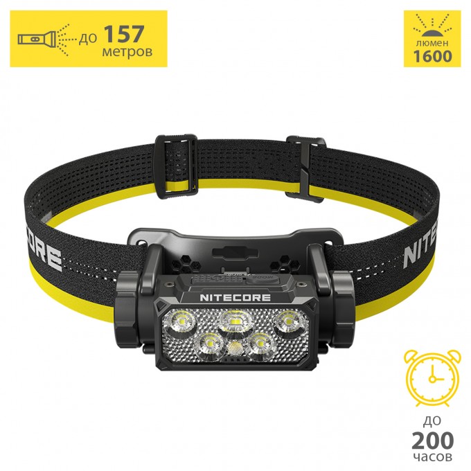 Налобный фонарь NITECORE HC60UHE 0584 Налобный фонарь NITECORE HC60UHE 0584