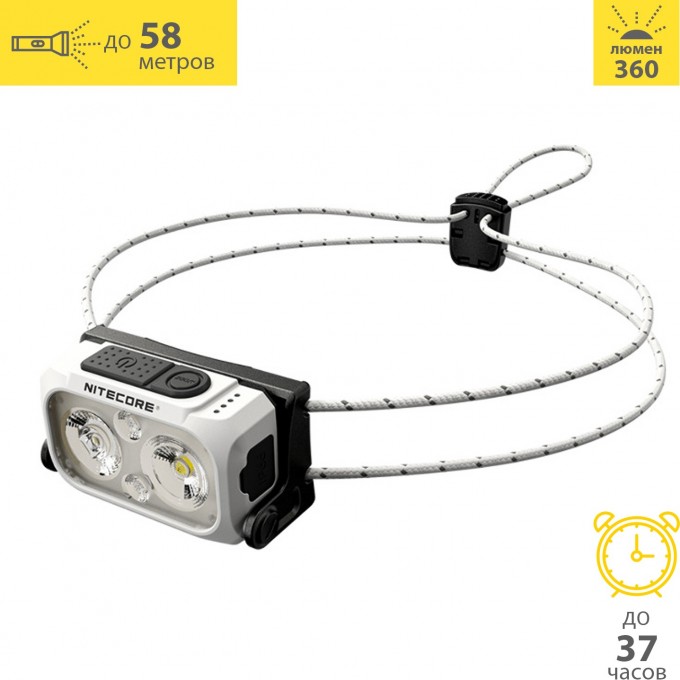 Налобный фонарь NITECORE NU21 Arctic White 0227 Налобный фонарь NITECORE NU21 Arctic White 0227