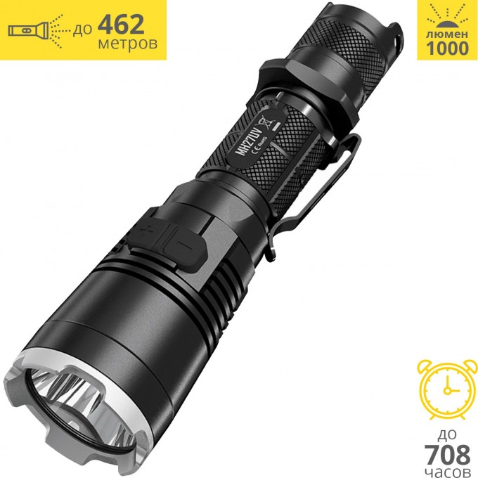 Фонарь NITECORE MH27UV HUNTING KIT MH27UV + USB cable + NL183 + RSW1 14472 Фонарь NITECORE MH27UV HUNTING KIT MH27UV + USB cable + NL183 + RSW1 14472