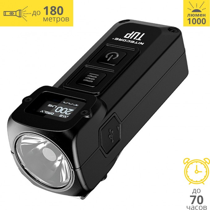 Фонарь NITECORE TUP BLACK CREE XP-L HD V6 18254 Фонарь NITECORE TUP BLACK CREE XP-L HD V6 18254